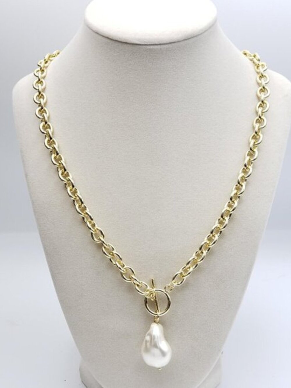 16k Gold Plated Stainless Steel Necklace Non- Tarnish, High Quality, Hypoallerge